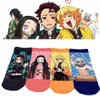 Party Supplies Anime Demon Slayer Kimetsu No Yaiba Kamado Tanjirou Nezuko Cosplay Socks Agatsuma Zenitsu Hashibira Inosuke tryckte ankel