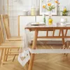 Table Cloth Lace Clear Tablecloth Transparency PVC Vinyl Waterproof Oilproof Kitchen Dining Cover For Rectangular