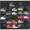 Mini Sile Sneaker Keychain Woman Men Kids Key Ring Gift Designer Shoes Keychains Handbag Chain Basketball Holder Drop Delivery Dhtxr