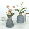 Vazen Moderne Bloemenvaas Wit Roze Zwart Plastic Bloemen Pot Mand Scandinavische Stijl Thuis Woonkamer Decoraties Arrangement