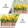 Decoratieve Bloemen Kunstbloem Hek Outdoor Fake Faux Zonnebloemen Home Decor Woonkamer Planten Voor Bureau Arrangement