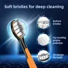 Brosse à dents SUBORT S9 Brosse à dents électrique sonique sans fil USB rechargeable Brosse à dents blanchissante Brosse à dents automatique ultrasonique étanche Q240202