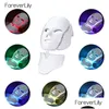 Face Care Devices Neck 7 Colors Light Led Mask With Skin Rejuvenation Treatment Beauty Anti Acne Therapy Whitening 220921 Drop Delive Dhzd3