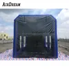 8x5x3.5mH (26x16.5x11.5ft) cabina di verniciatura gonfiabile per esterni completamente personalizzata in PVC di alta qualità all'ingrosso, tenda per verniciatura per auto gonfiabili