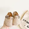 Slipper Autumn Winter Children Korean Wool Shoes Fashion Warm Slippers Baby Casual Cotton Boys Girls Non-Slip