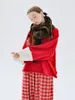 Swetry damskie Imakokoni2024 Autumn Original Wool Blend Ultra Soft Pullover Sweter 234344