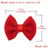 Accessoires de cheveux Nouveau 2.5 Baby Bows Nylon Bandeau Enfants Filles Knotbow Bandeaux élastiques Enfant Waffle Bow avec clips Épingles à cheveux Chapeaux D DDHBVG