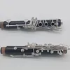 Ny ankomst Ebony Wood Clarinet 17 Keys BB Tune Musical Instrument med Case Accessories Gratis frakt