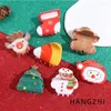 Hårklipp hangzhi jul snögubbe jultomten träd älg greppklipp färgglad hatt socka shark fest presenttillbehör för kvinnor