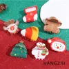 Pinces à cheveux HANGZHI Noël Bonhomme de neige Père Noël Arbre Elk Grab Clip Chapeau coloré Chaussette Requin Cadeau de fête Accessoires pour femmes