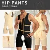 Herren-Shapewear mit Gesäßpolstern, Bodysuit, Bauchkontrolle, Ganzkörperformer, Kompressions-Schlankheitsunterwäsche, Po-Heber, offener Schritt, 240127