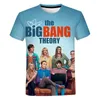 Männer T Shirts The Big Bang Theory 3D Gedruckt T-Shirt Männer/frauen Mode Lässig Lustige Harajuku Stil Streetwear oversize Tops