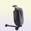 Koffer Carrylove Erwachsene Scooter Gepäck mit Rolling Koffer fauler Trolley -Tasche mit Rädern8712652