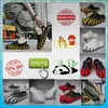 Designer Casual Platform Half Pack Pantoufles Sliders d'été Hommes Femmes Graffiti Slides Sandales Anti Slip Résistant à l'usure Mémoire Doux Épais Coussin Pantoufle