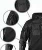 Herrjackor fleece taktisk jacka militär softshell för män armé strid jakcets fleese windbreaker huva bombplan rockar