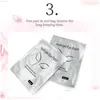 Falska ögonfransar Misslamode 50 Par/Lot Eye Pads Lash Extension Eyelash Paper ES Hög Quility Professional Esfalse Drop Delivery Dhnbx