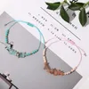 Braccialetti con ciondoli 12 pezzi/set pietra naturale chakra cristallo per donne chip curativi gioielli regolabili Reiki teenager