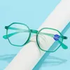 Sunglasses Blue Ray Blocking Anti-Blue Light Reading Glasses PC Ultralight Optical Spectacle Eyeglass Eye Protection Polygon Eyeglasses