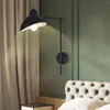 Duvar lambası retro Amerikan tarzı klasik demir genişletilebilir El Yatak Odası Başucu