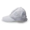 Chapeau d'anniversaire en seersucker, Lot de 25 pièces, casquette pour enfants, entrepôt américain, chapeaux à rayures bleues pour bébés, DOMIL037