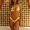 Damskie stroje kąpielowe seksowne kwieciste bikini 2024 Kobieta kostium kąpielowy żeńska brazylijska kantar micro -stringi set kobiety kąpielowe garnitury na plaży