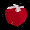 Party Favor 2024 Christmas Gift Red&Black Apple Jewelry Box Eternal Rose For Girl Birthday Mother's Day Valentine's Year