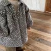 Vestes d'hiver en coton à manches longues pour filles et garçons, manteau à fleurs, à la mode, pour enfants de 2 à 8 ans, PP343, arrivée 2024