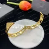 Triangle Shaped Designer Gold Bracelet for Women 2024 New Brass Fashion Adjustable Bracelets