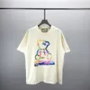 メンズTシャツラグジュアリーサマーパリデザイナーTシャツメンズクラシックレタープリントTシャツファッションポロシャツカジュアルニュートラルコットントップウィメンズTシャツ