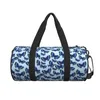 Duffel Bags Travel Bag Butterfly Print Gym Zoo Pals Animals Sports Large Capacity Training Handbag Retro Fitness For Couple