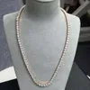 Chaîne de Tennis Hip Hop à la mode, 5mm, 22 pouces, collier pour hommes, chaîne de bijoux en diamant Moissanite