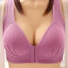 Soutien-gorge d'âge moyen grande taille libre Push Feminina sous-vêtements pour femme en acier Calcinha avant anneau soutien-gorge boucle sans femmes