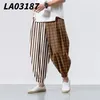 Pantalon homme Hipster glace soie satin épissage échiquier dames chinois pantalon ample lisse Tai Chi plage