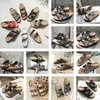 Casual tofflor läderdesigner mules sandaler skor kedja sko kvinnor loafers halva drag princetown metall cowhide sl 78