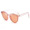 Солнцезащитные очки винтажные женские круглые солнцезащитные очки «кошачий глаз» мужские негабаритные розовые оттенки для