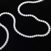 2024 Hot Sale Custom Tennis Chain Halsband 5mm Round Moissanite Diamond Tennis Necklace Mens Party SMYELLT 20 tum