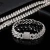 Hiphop joias finas masculinas link cubano 925 prata esterlina corrente de tênis moissanite colar de diamante para homens e mulheres