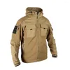 Jaquetas masculinas de lã jaqueta tática militar softshell para homens combate do exército jakcets fleese blusão com capuz casacos bomber