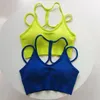 Camisoles Tanks Femmes Back Embelntiftifier Yoga Bra Nylon Sport Bras Push Up Wireless Balette Underwear Sexy Full Cup Fitness Top Top