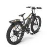 US STOCK AOSTIRMOTOR S07-B Electric Bike 48V 750W Mountain Ebike 48V 13Ah Battery 26Inch 4.0 Fat Tire Color-U-LCD Display Disc Brake Front Suspension Fork