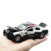 1 32 Legering Charger Car Model Diecasts Toy Vehicles Simulation Sound and Light Pull Back Collection Toys Kids Gift 240129