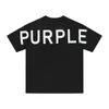 T-shirts pour hommes Marque Violet 2024 Mode d'été Classique Logo Lettre imprimée T-shirt à manches courtes