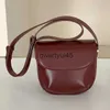 Shoulder Bags Vintage Flip Cover Saddle For Women Luxury Designer andbags And Purses 2024 New In Korea Paint Surface Soulder CrossbodyH2422