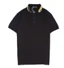 Herren-Stylist-Polohemden, Luxus-Italien-Männerkleidung, kurzärmelig, modisch, lässig, bestickt, Schlangenbiene, Herren-Sommer-Polo-T-Shirt