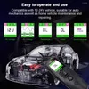 TOPDIAG P100 Otomotiv Devre Test Merkezi Güç Probu Elektrik Sistemi Voltaj Pil Testi AC DC 12V 24V Araç Teşhis Aracı