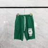 24SS Summer Men Cotton Puff Print Beach Shorts Fashion Europe Middle Pants Running Jogging Bottoms Trunks 0202