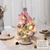 Decorações de Natal 30/40cm Mini árvore de mesa simulada cedro casa shopping janela 2024 adicionar atmosfera de ano