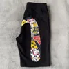 Pantaloncini da uomo Casual Harajuku Y2K Sport Marchio di moda giapponese M Pantaloni larghi stampati Abbigliamento estivo negli anni '90