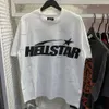 ヘルスターTシャツラップメンズ女性TシャツラッパーウォッシュグレーヘビークラフトユニセックスショートスリーブトップハイストリートファッションレトロヘルレディースTシャツデザイナーティーサイズ