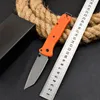 Special Offer BM537GY Pocket Folding Knife CPM-3V Stone Wash/Titanium Coating Tanto Blade Glass Fiber Handle Outdoor EDC Knives with Retail Box